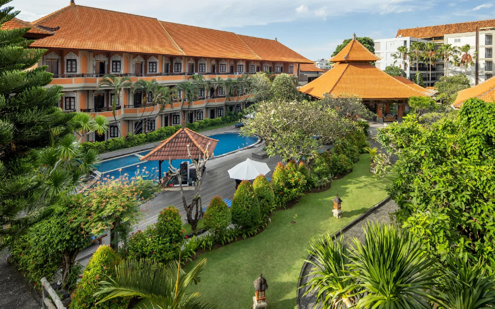 Outdoor Lagoon Pool at Adi Dharma Hotel Kuta