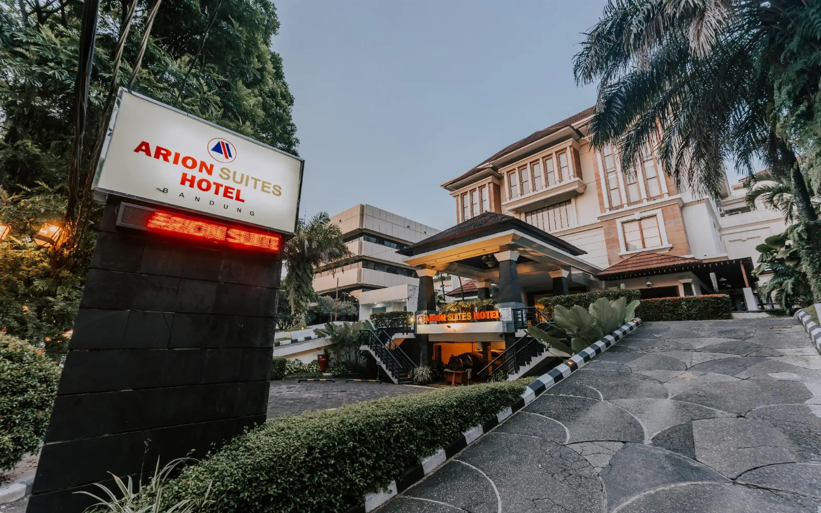 Outdoor Lagoon Pool at Arion Suites Hotel Bandung