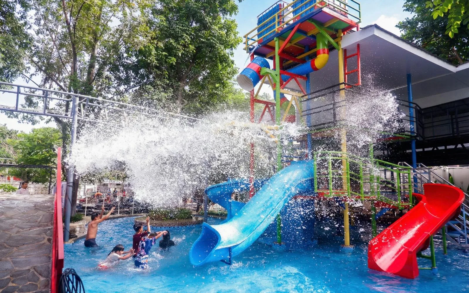 Outdoor Lagoon Pool at Grand Rohan Jogja
