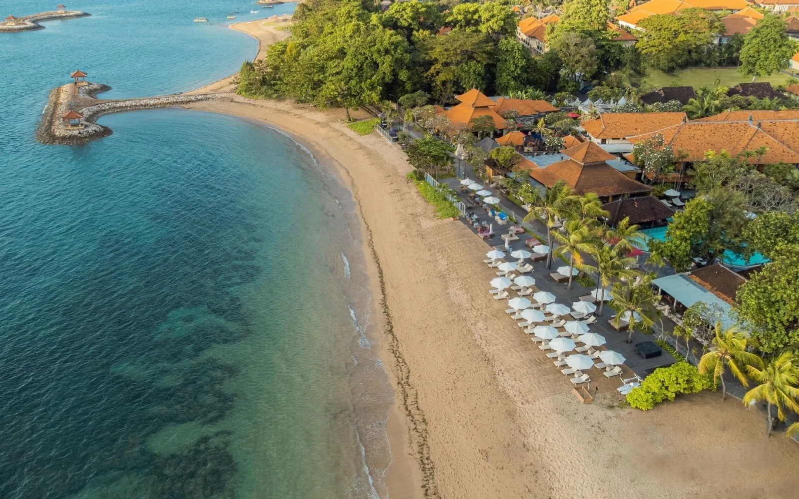 Outdoor Lagoon Pool at Griya Santrian a Beach Resort