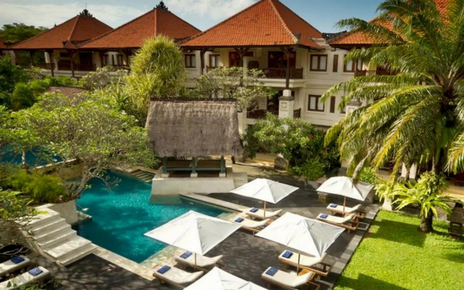 Outdoor Lagoon Pool at Puri Santrian Beach Resort & Spa
