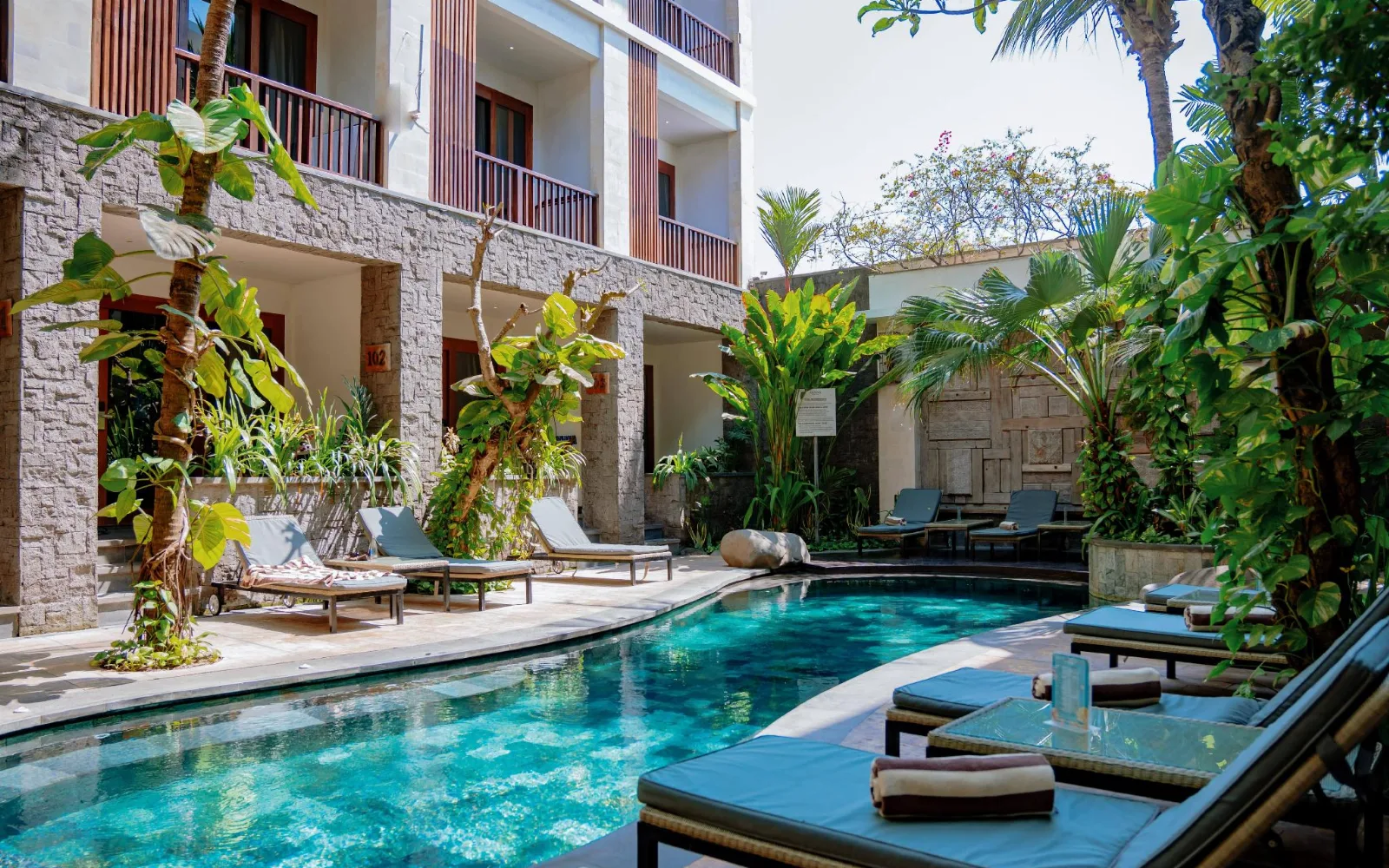 Outdoor Leisure Pool at Akana Boutique Hotel