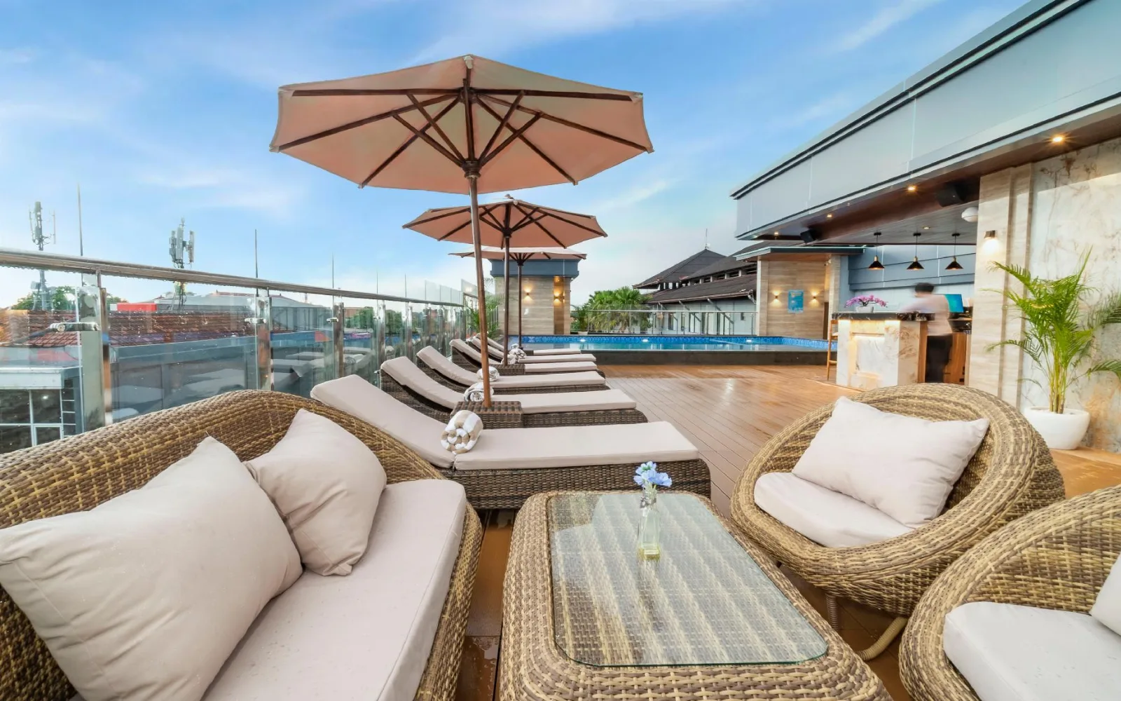 Outdoor Leisure Pool at City of Aventus Hotel - Denpasar