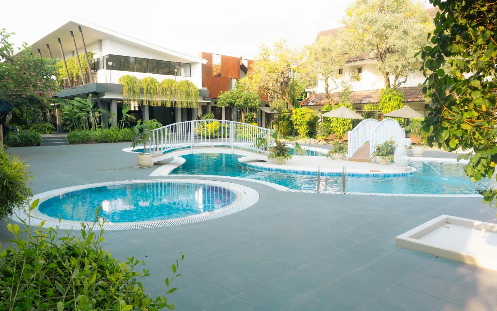 Outdoor Leisure Pool at Mantravana Co-living