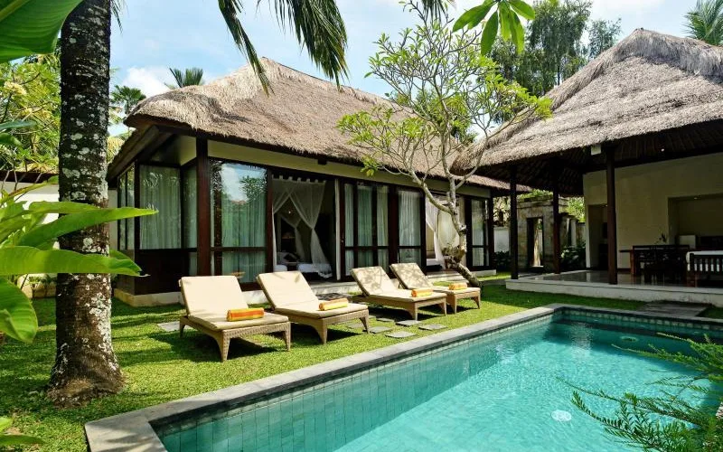 Outdoor Leisure Pool at Pertiwi Resorts And Spa