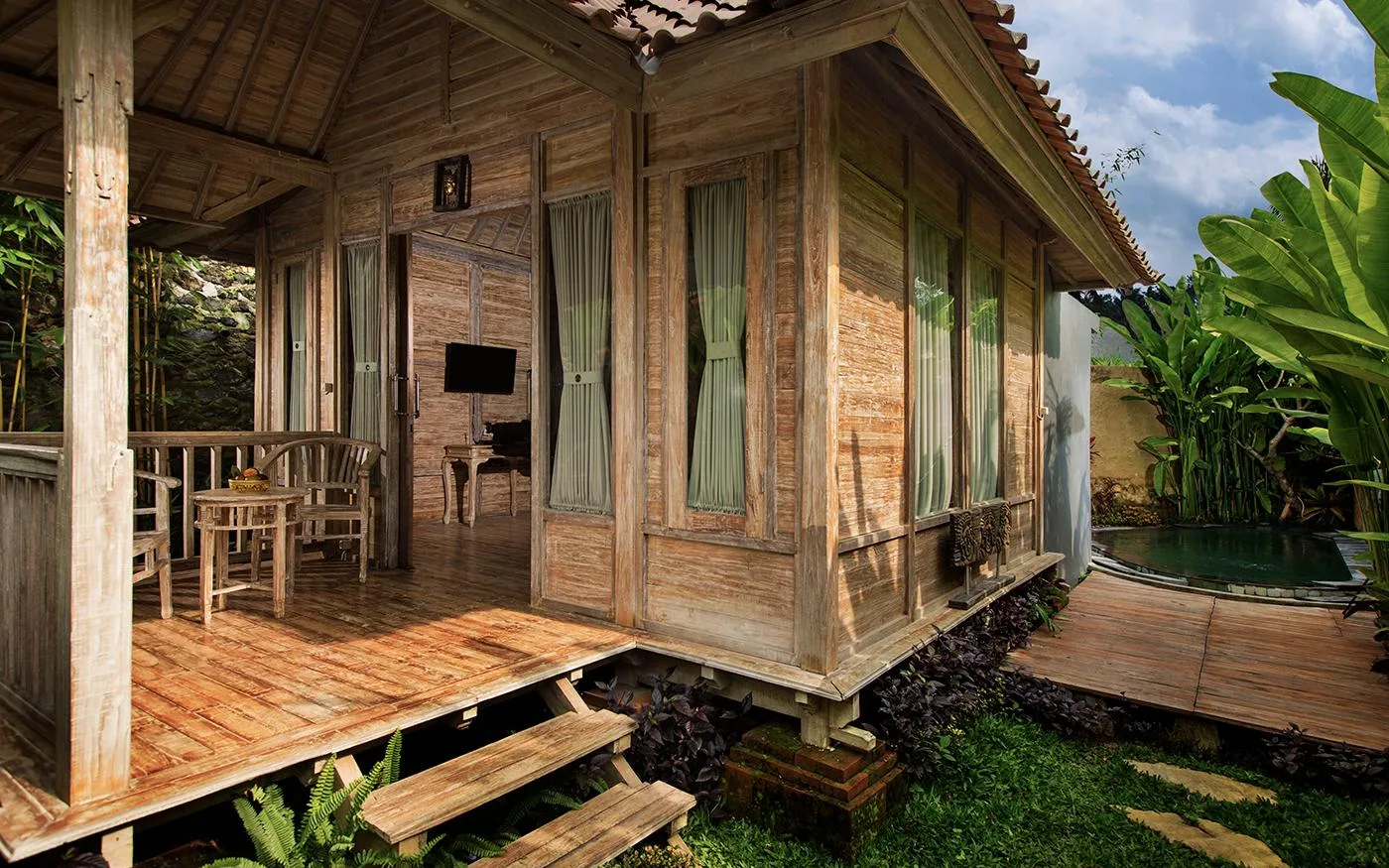 Outdoor Leisure Pool at Pondok Sebatu Villa