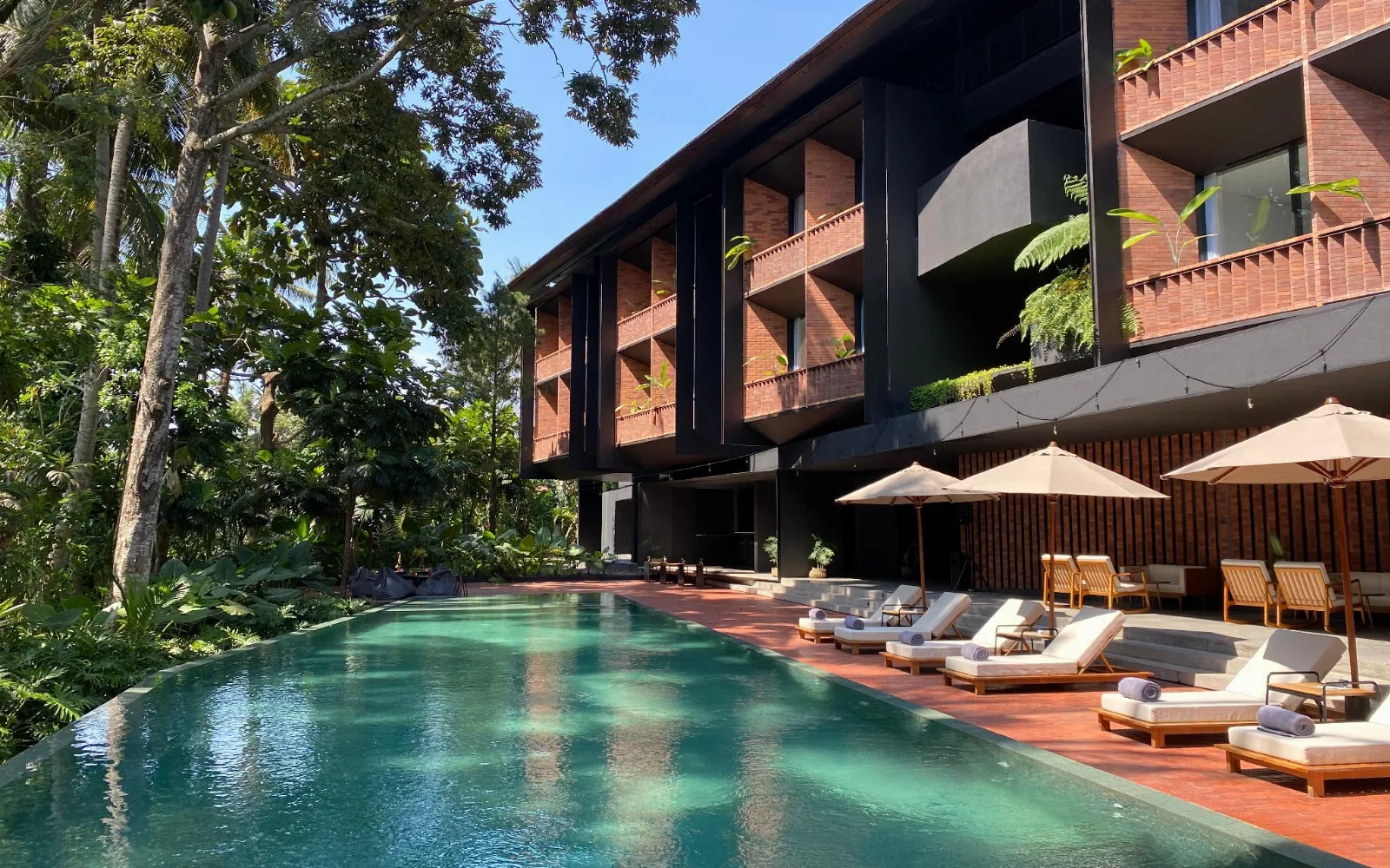 Outdoor Leisure Pool at Titik Dua Ubud