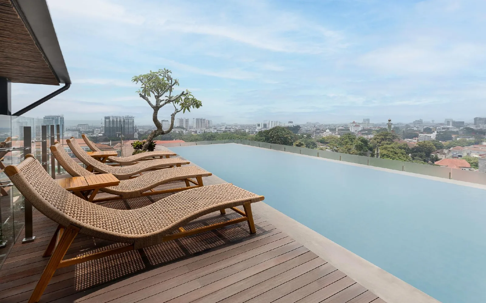 Rooftop Infinity Pool at Janevalla Bandung